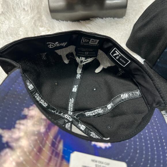 NEW ERA DISNEY MICKEY MOUSE HAT SORCERERS APPRENTICE 7 7/8 FITTED HAT 7 7/8 - Picture 8 of 8